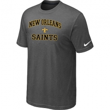 Nike New Orleans Saints Heart & Soul NFL T-Shirt - Dark Grey
