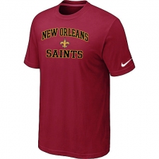 Nike New Orleans Saints Heart & Soul NFL T-Shirt - Red