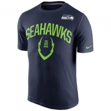NFL Seattle Seahawks Nike Legend Icon Performance T-Shirt - Navy Blue