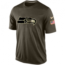 NFL Seattle Seahawks Nike Olive Salute To Service KO Performance Dri-FIT T-Shirt