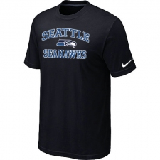 Nike Seattle Seahawks Heart & Soul NFL T-Shirt - Black