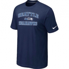Nike Seattle Seahawks Heart & Soul NFL T-Shirt - Dark Blue