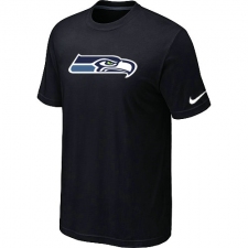Nike Seattle Seahawks Sideline Legend Authentic Logo Dri-FIT NFL T-Shirt - Black