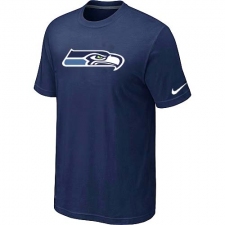 Nike Seattle Seahawks Sideline Legend Authentic Logo Dri-FIT NFL T-Shirt - Dark Blue