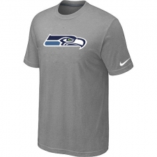 Nike Seattle Seahawks Sideline Legend Authentic Logo Dri-FIT NFL T-Shirt - Light Grey