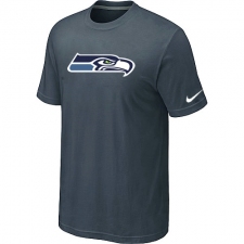Nike Seattle Seahawks Sideline Legend Authentic Logo Dri-FIT NFL T-Shirt - Steel Grey