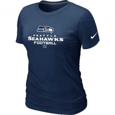 Nike Seattle Seahawks Women's Critical Victory NFL T-Shirt - Dark Blue