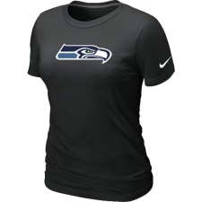 Nike Seattle Seahawks Women's Legend Logo Dri-FIT NFL T-Shirt - Black