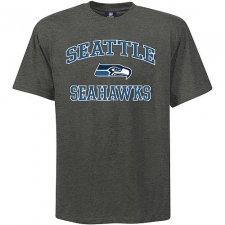 Seattle Seahawks Big & Tall Heart & Soul NFL T-Shirt - Grey