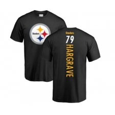 Football Pittsburgh Steelers #79 Javon Hargrave Black Backer T-Shirt
