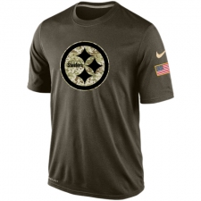 NFL Pittsburgh Steelers Nike Olive Salute To Service KO Performance Dri-FIT T-Shirt