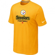 Nike Pittsburgh Steelers Critical Victory NFL T-Shirt - Yellow