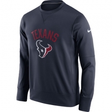 NFL Men's Houston Texans Nike Navy Sideline Circuit Performance Sweatshirt
