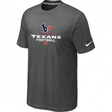 Nike Houston Texans Critical Victory NFL T-Shirt - Dark Grey
