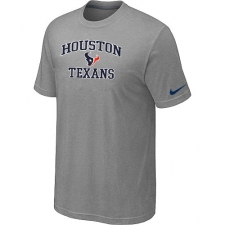 Nike Houston Texans Heart & Soul NFL T-Shirt - Grey