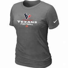 Nike Houston Texans Women's Critical Victory NFL T-Shirt - Dark Grey