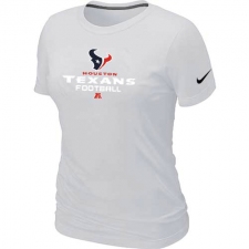 Nike Houston Texans Women's Critical Victory NFL T-Shirt - White