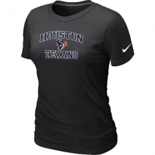 Nike Houston Texans Women's Heart & Soul NFL T-Shirt - Black