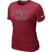 Nike Houston Texans Women's Heart & Soul NFL T-Shirt - Red