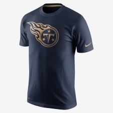 NFL Men's Tennessee Titans Nike Navy Championship Drive Gold Collection Performance T-Shirt