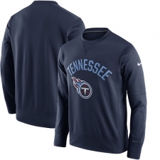 NFL Men's Tennessee Titans Nike Navy Sideline Circuit Performance Sweatshirt