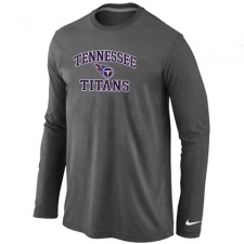 Nike Tennessee Titans Heart & Soul Long Sleeve NFL T-Shirt - Dark Grey