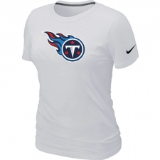 Nike Tennessee Titans Women's Legend Logo Dri-FIT NFL T-Shirt - White