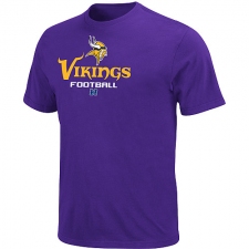 Minnesota Vikings Big & Tall Critical Victory NFL T-Shirt - Purple