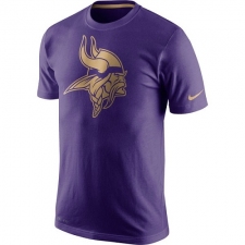 NFL Men's Minnesota Vikings Nike Purple Championship Drive Gold Collection Performance T-Shirt