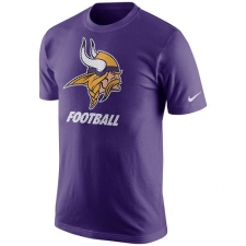 NFL Minnesota Vikings Nike Facility T-Shirt - Purple
