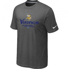 Nike Minnesota Vikings Critical Victory NFL T-Shirt - Dark Grey