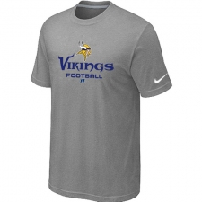 Nike Minnesota Vikings Critical Victory NFL T-Shirt - Grey