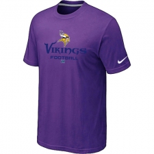 Nike Minnesota Vikings Critical Victory NFL T-Shirt - Purple