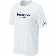 Nike Minnesota Vikings Sideline Legend Authentic Font Dri-FIT NFL T-Shirt - White