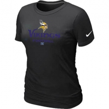 Nike Minnesota Vikings Women's Critical Victory NFL T-Shirt - Black