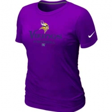Nike Minnesota Vikings Women's Critical Victory NFL T-Shirt - Purple