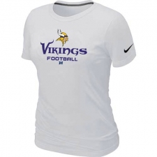 Nike Minnesota Vikings Women's Critical Victory NFL T-Shirt - White