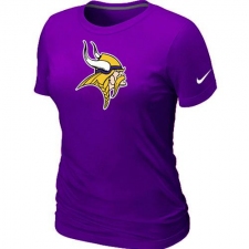 Nike Minnesota Vikings Women's Legend Logo Dri-FIT NFL T-Shirt - Purple