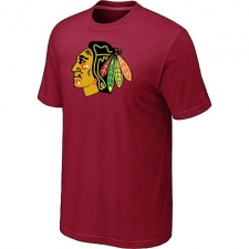 NHL Men's Chicago Blackhawks Big & Tall Logo T-Shirt - Red