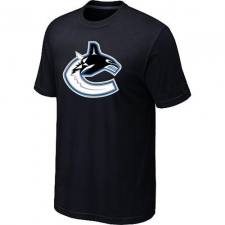 NHL Men's Vancouver Canucks Big & Tall Logo T-Shirt - Black
