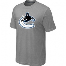 NHL Men's Vancouver Canucks Big & Tall Logo T-Shirt - Grey