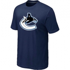 NHL Men's Vancouver Canucks Big & Tall Logo T-Shirt - Navy