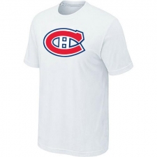 NHL Men's Montreal Canadiens Big & Tall Logo T-Shirt - White