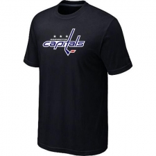 NHL Men's Washington Capitals Big & Tall Logo T-Shirt - Black