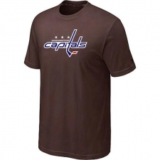 NHL Men's Washington Capitals Big & Tall Logo T-Shirt - Brown
