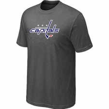 NHL Men's Washington Capitals Big & Tall Logo T-Shirt - Dark Grey