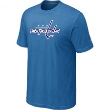 NHL Men's Washington Capitals Big & Tall Logo T-Shirt - Light Blue