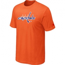 NHL Men's Washington Capitals Big & Tall Logo T-Shirt - Orange