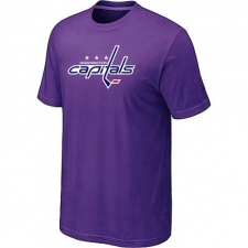 NHL Men's Washington Capitals Big & Tall Logo T-Shirt - Purple