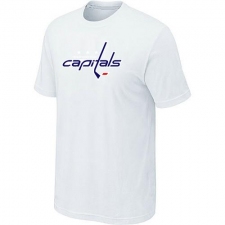 NHL Men's Washington Capitals Big & Tall Logo T-Shirt - White
